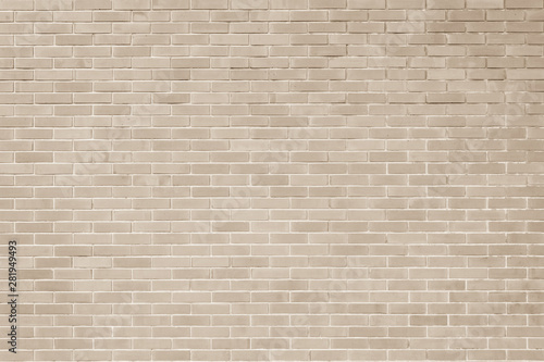 Brick wall pattern texture background in sepia brown color