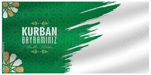 kurban bayramınız kutlu olsun, meaning of english translation (happy eid al adha), Turkish Holidays - Sacrifice Feast Poster, Social Media, Greeting Card	