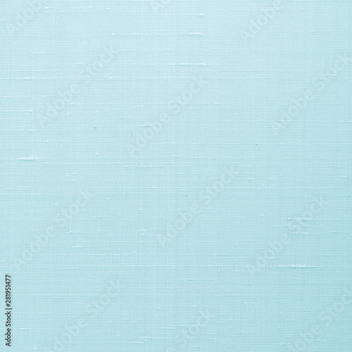 Blue silk fabric wallpaper satin texture pattern background in light pale green teal color 
