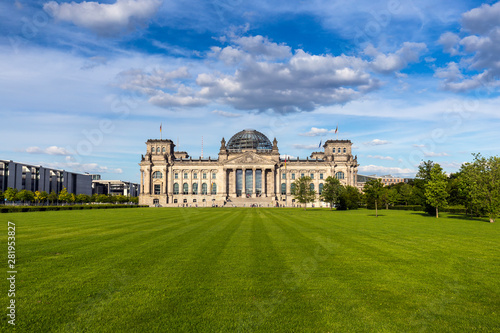 German parliament (Reichstag) building in Berlin
