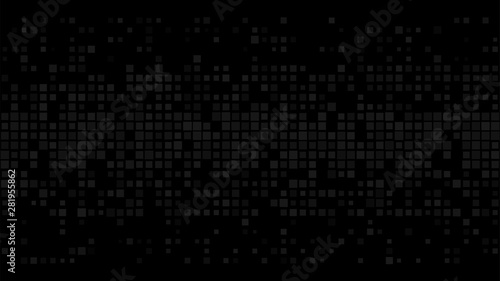 Abstract square mosaic. Halftone background. Vector illustration.