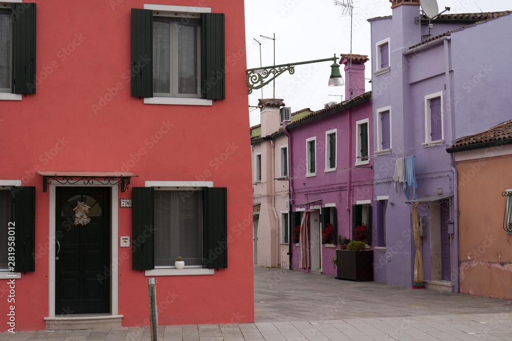 case colorate di burano