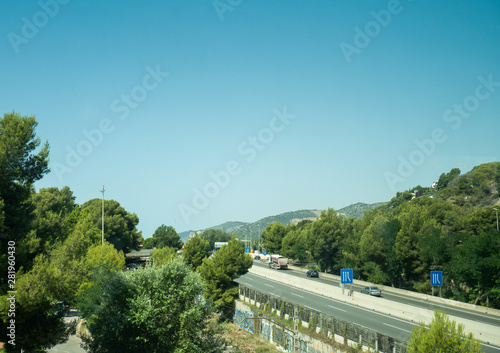 Autobahn in Spanien