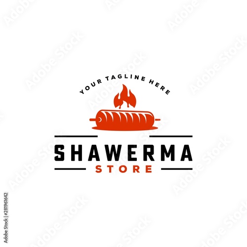 Shawerma / kebabs store logo