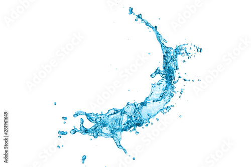 water Splash isolate On White © hideto111