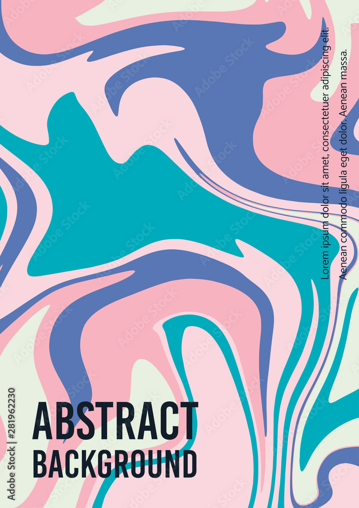 Marble pastel texture. Vector abstract background A4. Fluid art. Liquid mixed paint colors pink, blue, white. Colorful liquid. Template for poster, card, brochure, invitation, cover book catalogue Marble pastel texture. Vector abstract background A4. Fluid art. Liquid mixed paint colors pink, blue, white. Colorful liquid. Template for poster, card, brochure, invitation, cover book catalogue