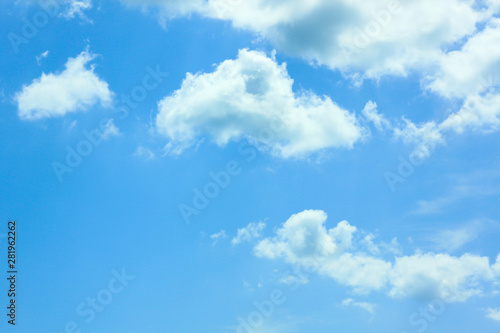 blue sky with clouds over the sea  wallpapers  seascape  background