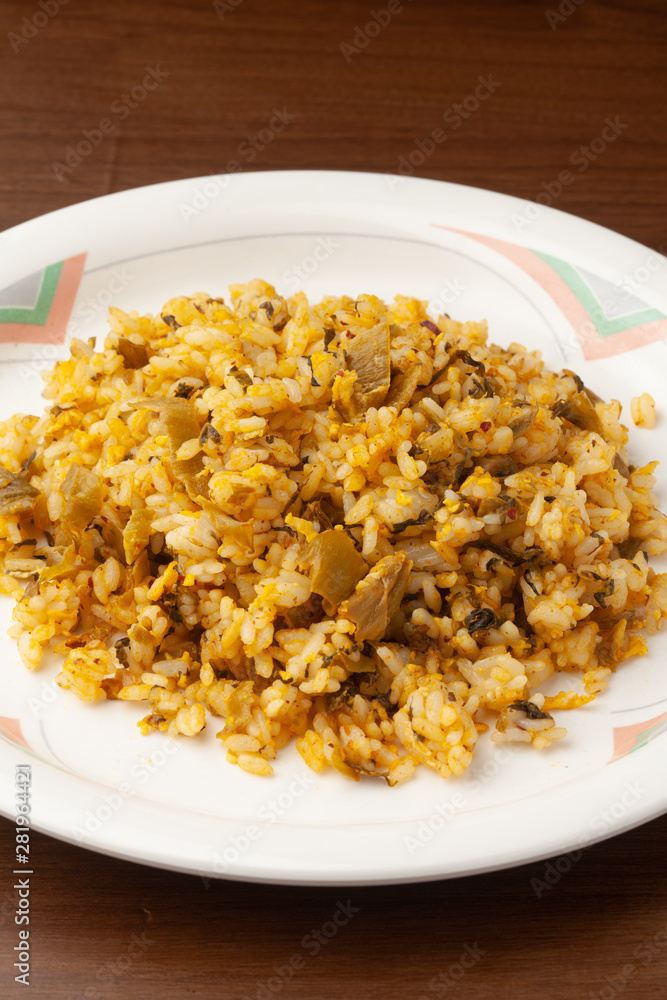 高菜炒飯 高菜炒飯