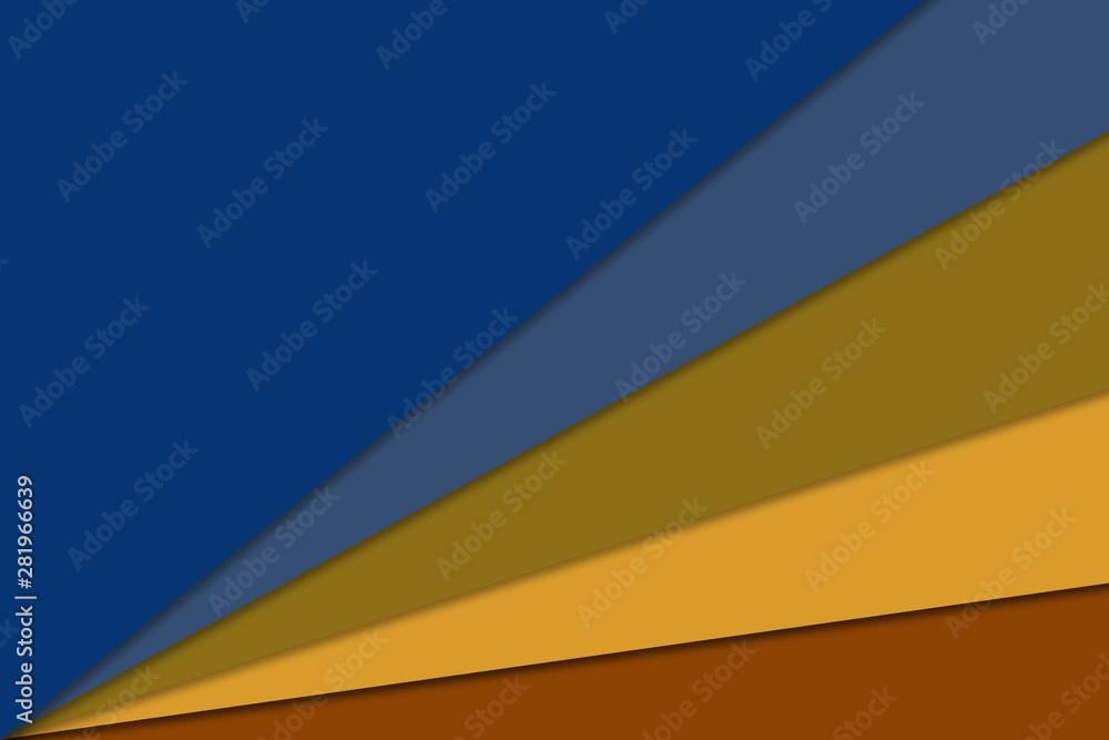Obraz Overlap paper layer gradient color with copy space background.
