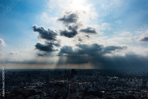 神秘的な東京の空 Mystical Tokyo Sky