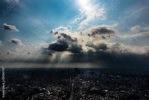 神秘的な東京の空 Mystical Tokyo Sky