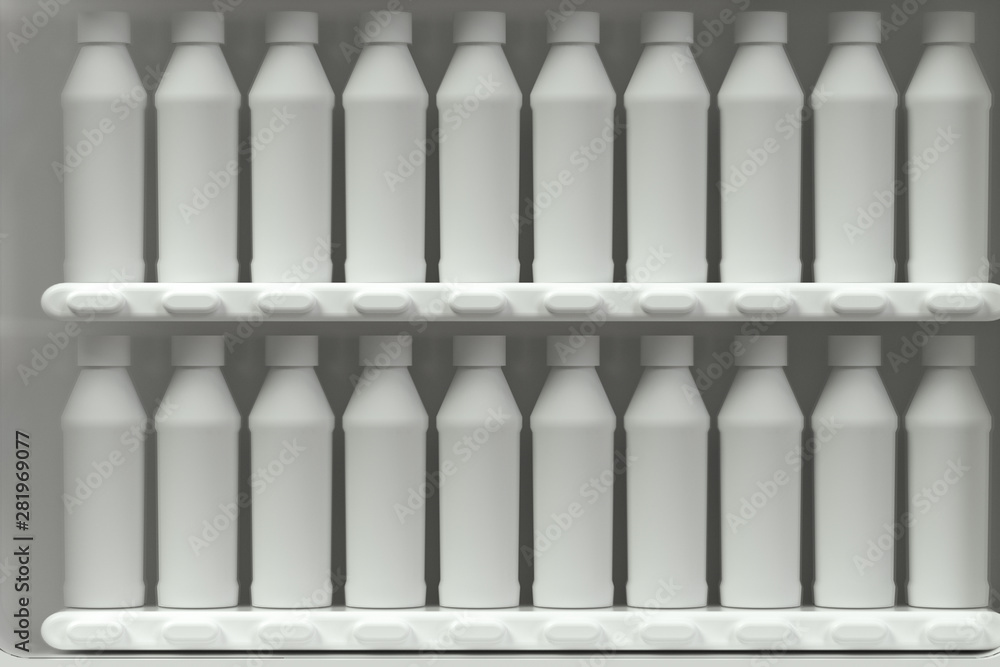 The white model of vending machine with white background, 3d rendering. The white model of vending machine with white background, 3d rendering.