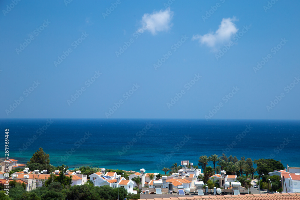 Panorama, sea view, Cyprus