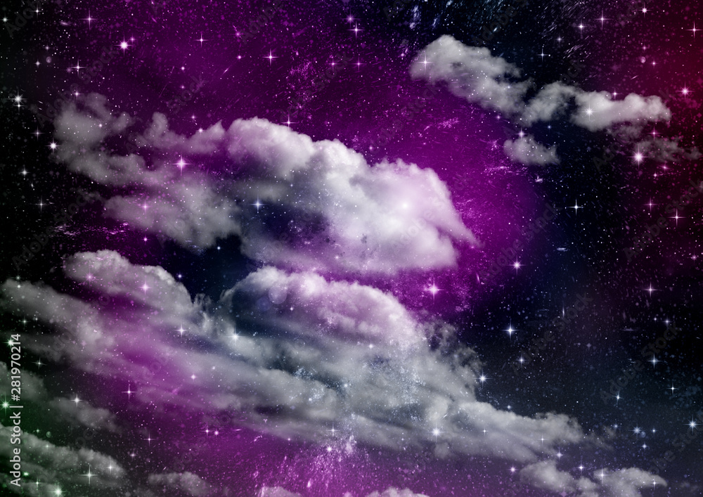 galaxy in a free space. 3D rendering galaxy in a free space. 3D rendering