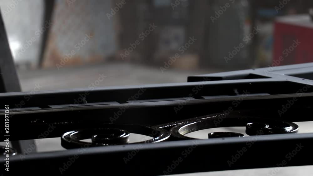 industrial video spray painting of forged products industrial video spray painting of forged products