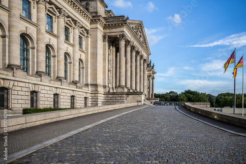 German parliament  Reichstag  building in Berlin