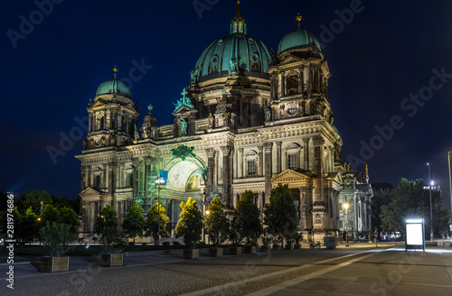 Berlin Cathedral at night (Berliner Dom), Berlin, Germany © Sergey Kelin