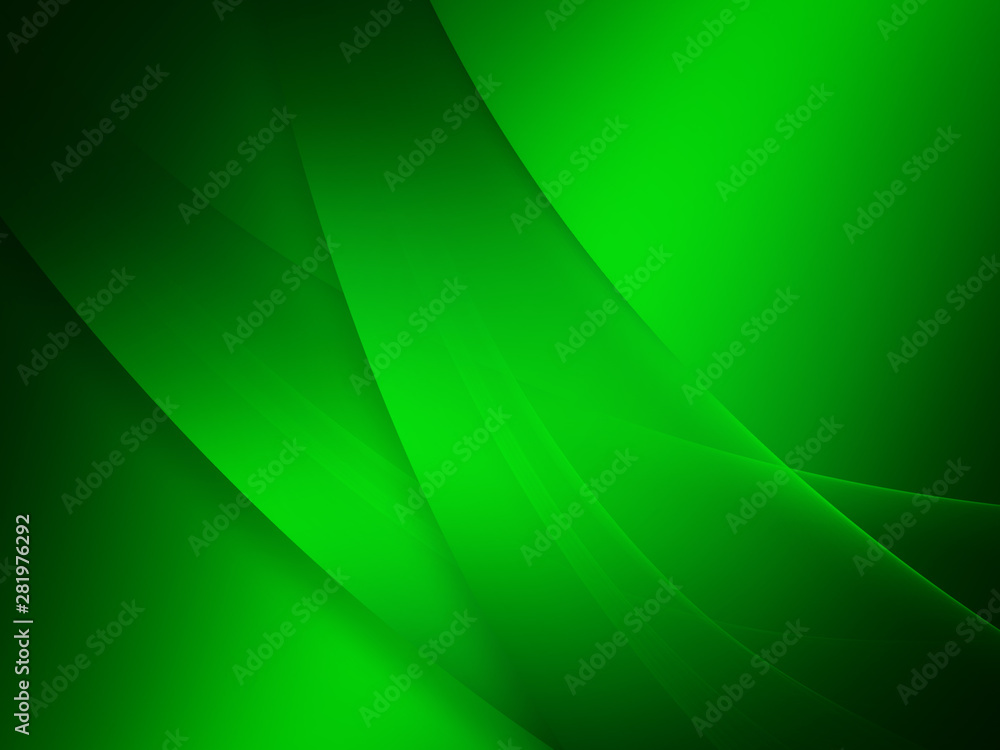 Elegant Abstract Green Wave Background Elegant Abstract Green Wave Background