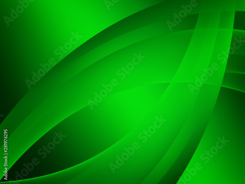 Elegant Abstract Green Wave Background