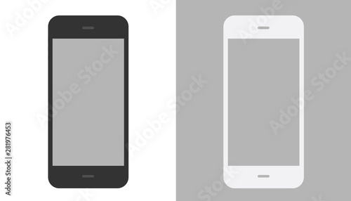 Vector image of icon mobile phone