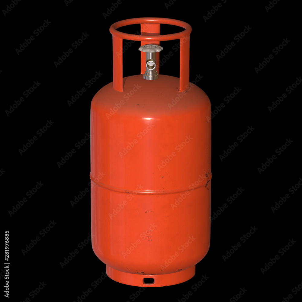 Gas cylinder lpg tank gasbottle. Propane gascylinder balloon
