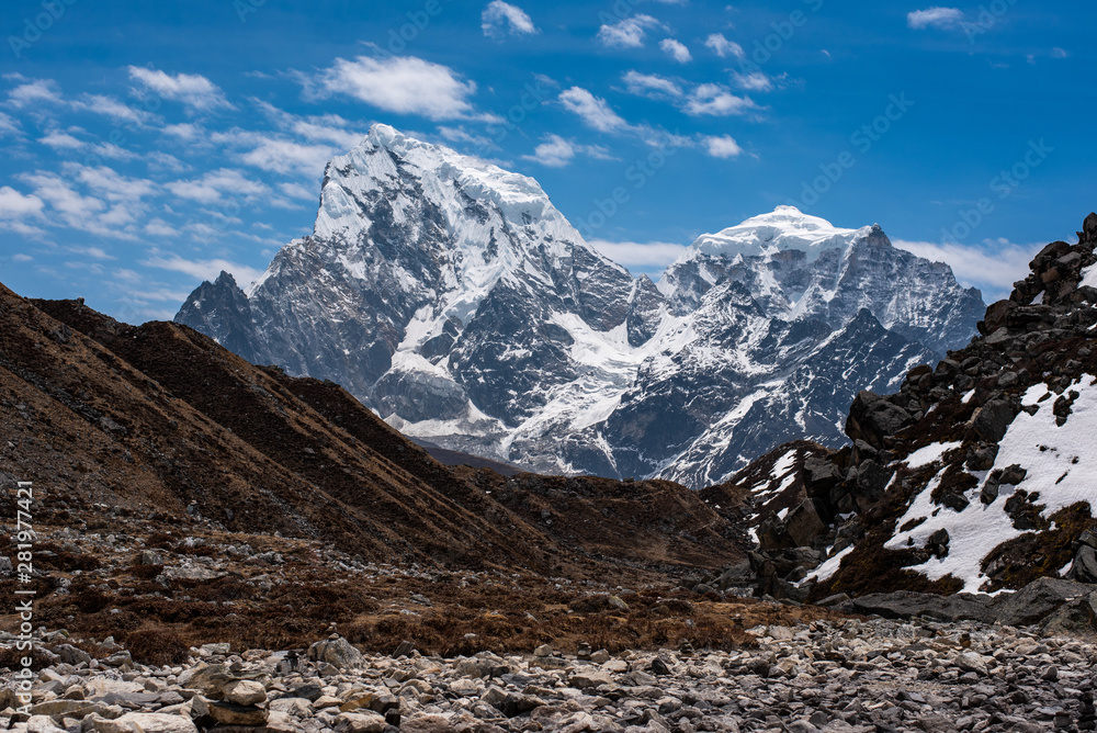 Cholatse mountain in Nepal