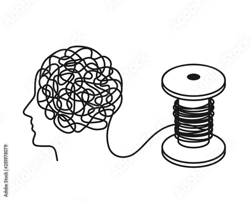 Chaos and disorder in the head turn into even equal human thoughts. Chaos and the theory of order.