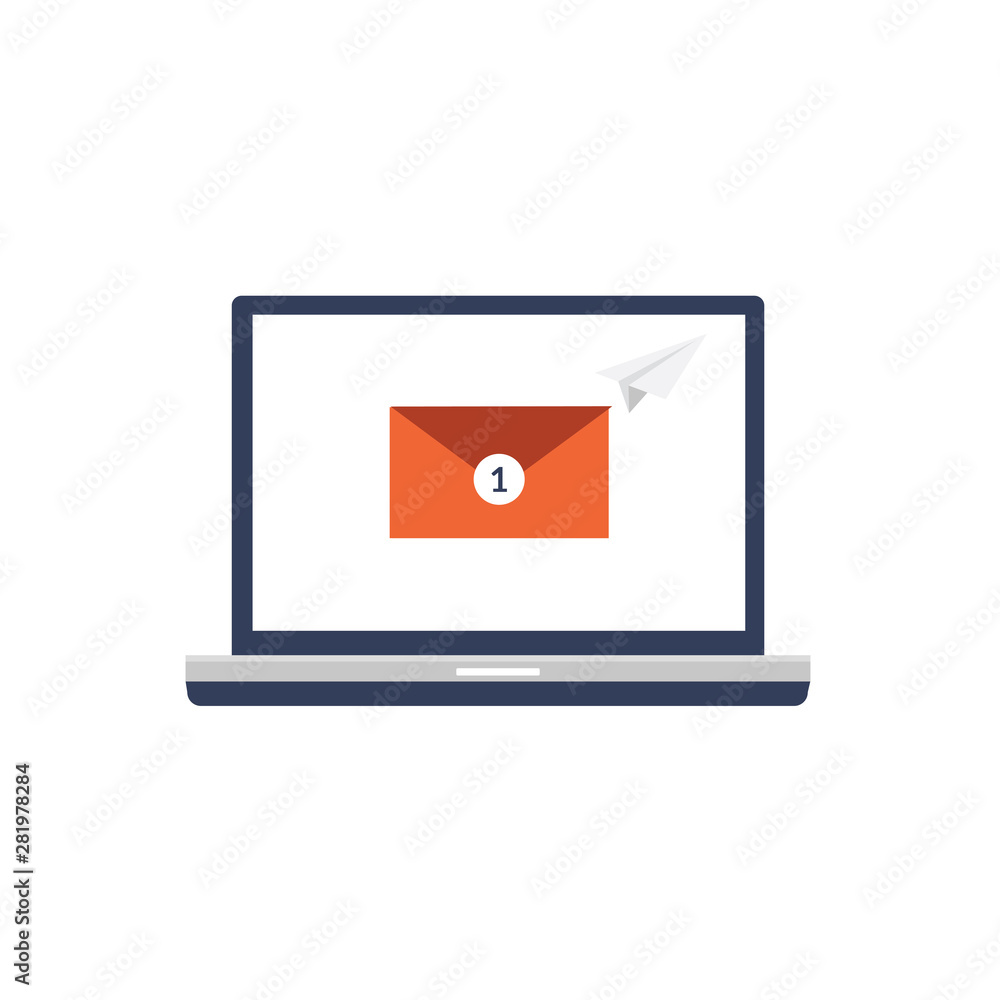 Flat style. Email marketing. Vector Flat style. Email marketing. Vector