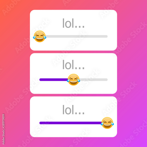 social network vote scale lol smile vector