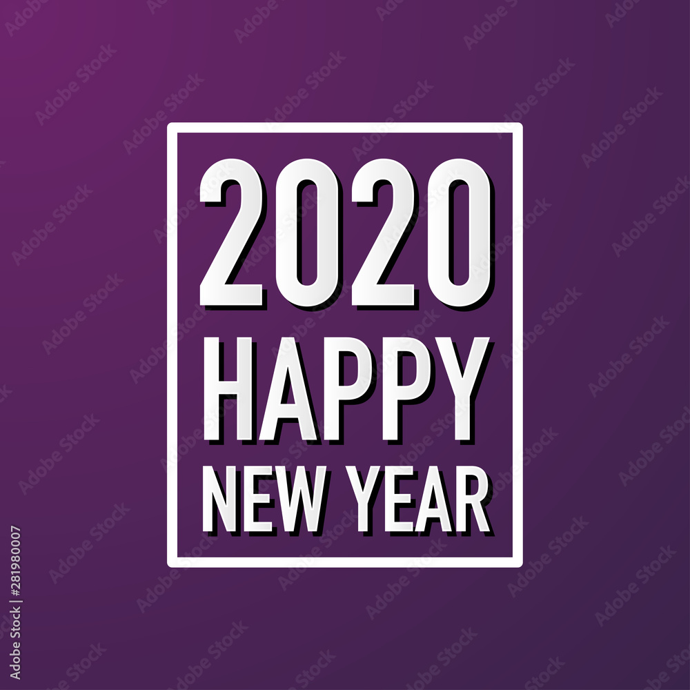 happy new year modern background banner vector