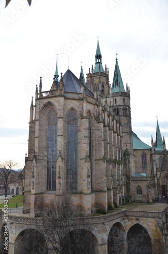 Cathedral in Erfurt in Germany