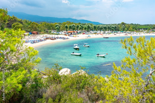 Platanitsi beach on Sithonia, Chalkidiki, Greece