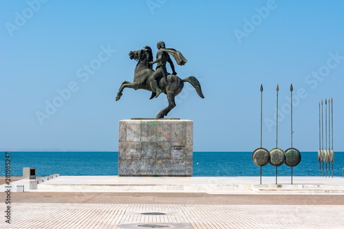 Fototapeta Monument of Alexander the Great in Thessaloniki, Greece
