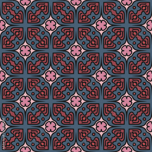 Wallpaper Mural Endless colorful pattern for wallpapers, design and backgrounds, vector seamless pattern. Torontodigital.ca