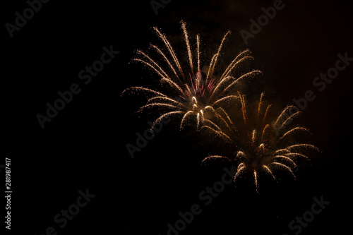 Feuerwerk auf dem Seehassenfest in Friedrichshafen