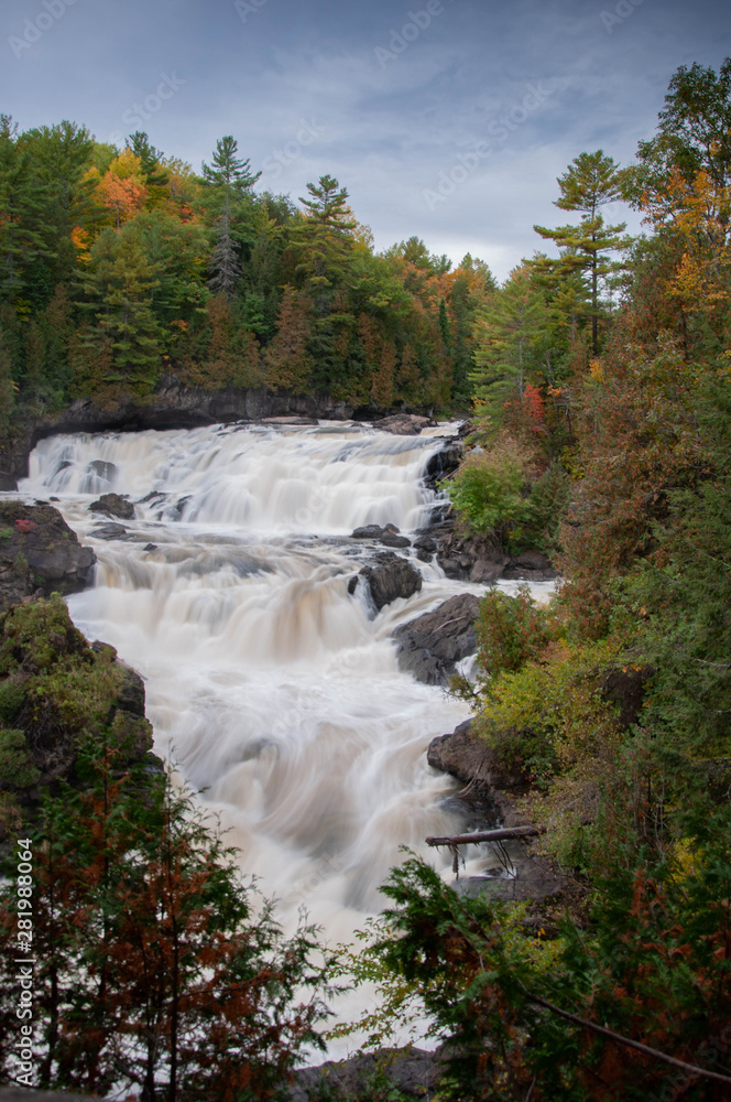 small milky waterfall small milky waterfall