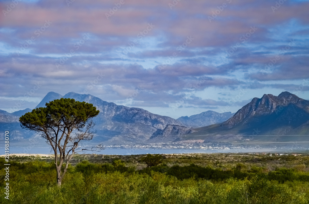 Berglandschaft vor Kapstadt