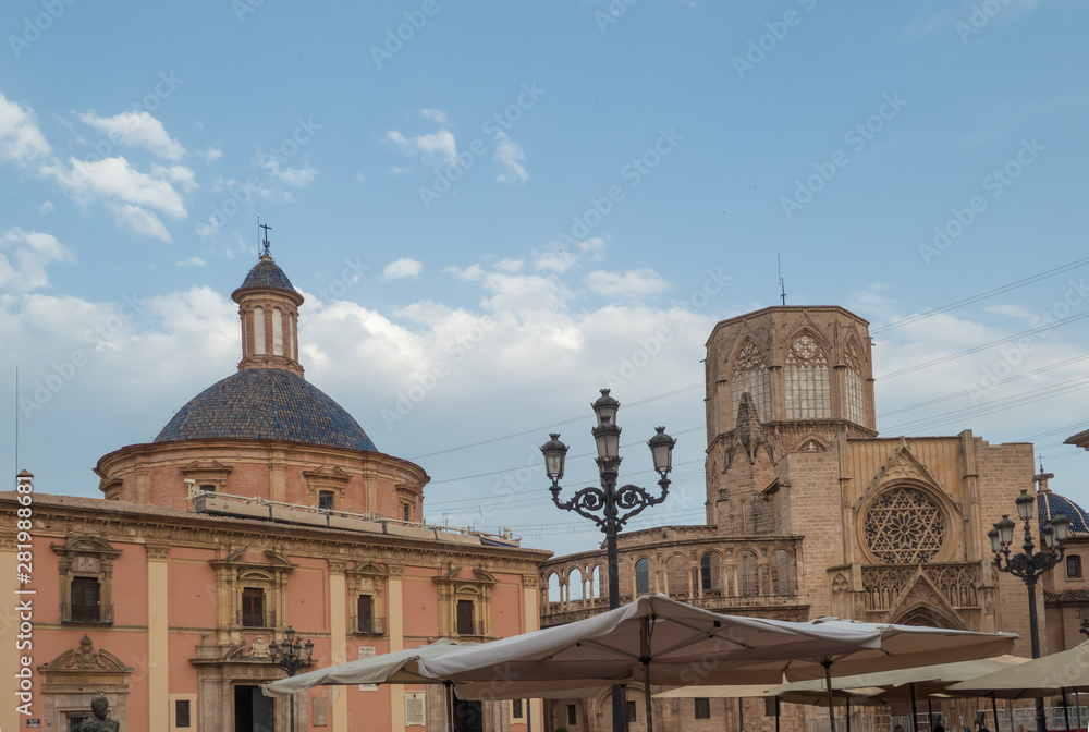 The Metropolitan Cathedral–Basilica of the Assumption of Our Lady of Valencia, Valencia, Spain.