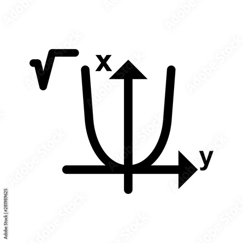 Beautiful algebra glyph black icon