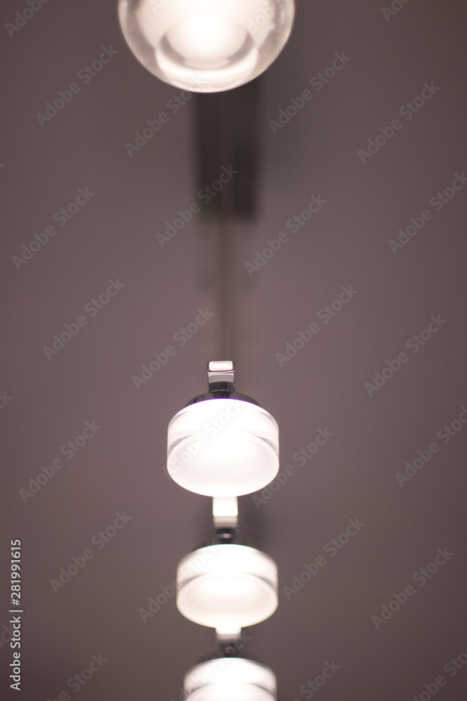 LED lights display in store LED lights display in store