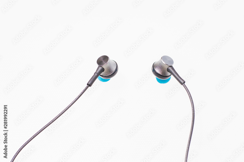 vacuum headphone isolate on white background vacuum headphone isolate on white background