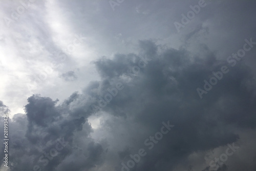 Beautiful blue sky with clouds background. Sky clouds. Sky with clouds weather nature cloud blue. Blue sky with clouds and sun