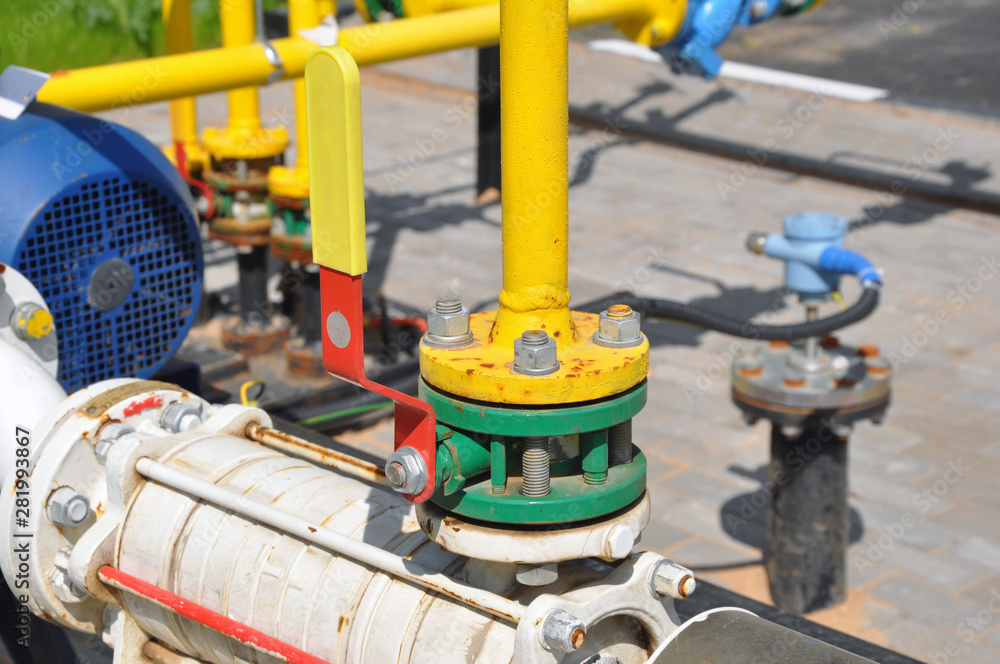 Gas industry, gas transmission system. Communications, valves and appliances. Gas industry, gas transmission system. Communications, valves and appliances.