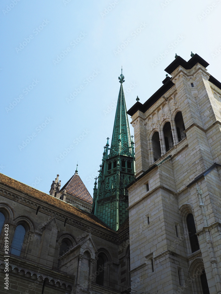 Fototapeta premium Cathédrale Genève