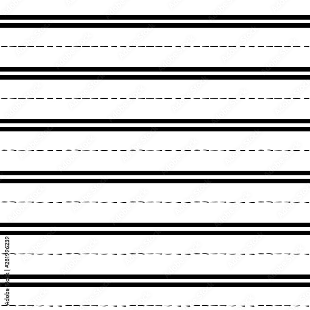 lines stripes dots boho pattern of doodle seamless tile , black isolated on white vector illustration . striped line geometric ethnic ornament for textile , repeatable lines stripes dots boho pattern of doodle seamless tile , black isolated on white vector illustration . striped line geometric ethnic ornament for textile , repeatable