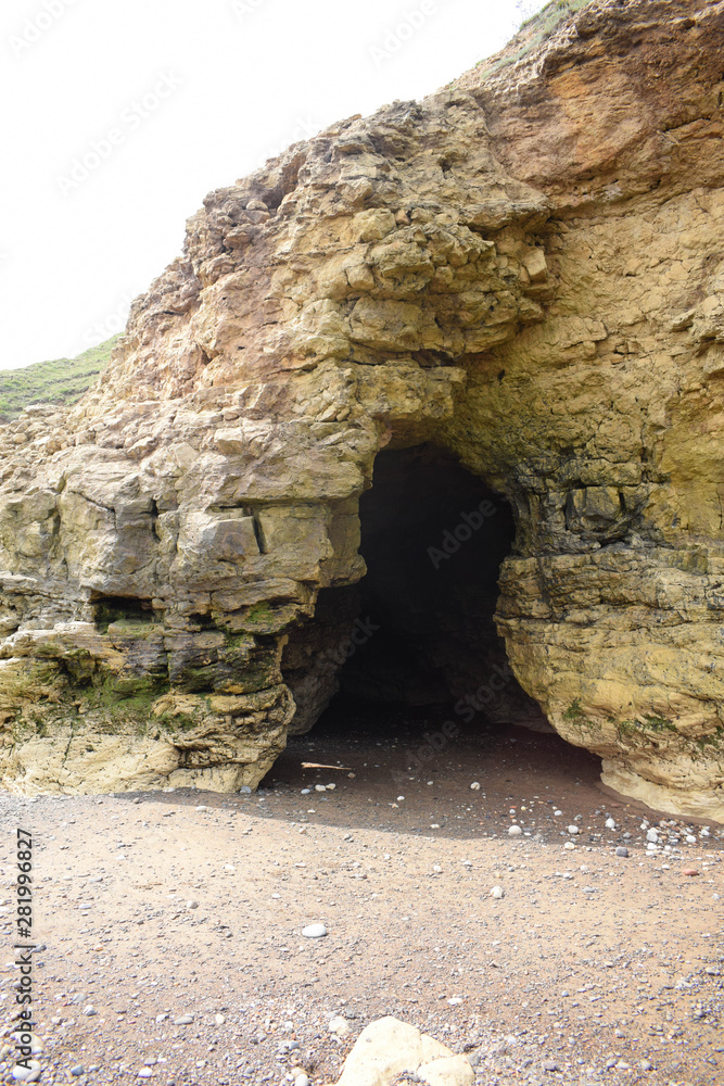 A cave at Blackhall Rocks A cave at Blackhall Rocks