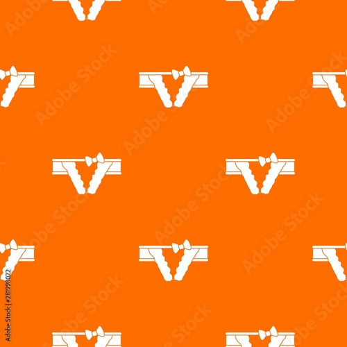 Bikini pattern vector orange for any web design best
