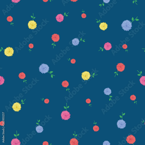 Flowers Floral seamless pattern illustration for fabric, textile, wallpaper, stationary etc.