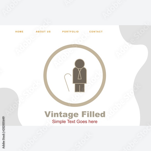 Retirement icon for your project