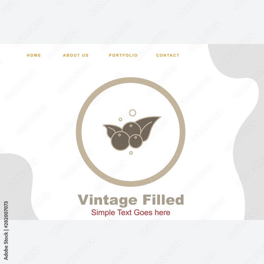 Cherry fruit icon for your project Cherry fruit icon for your project